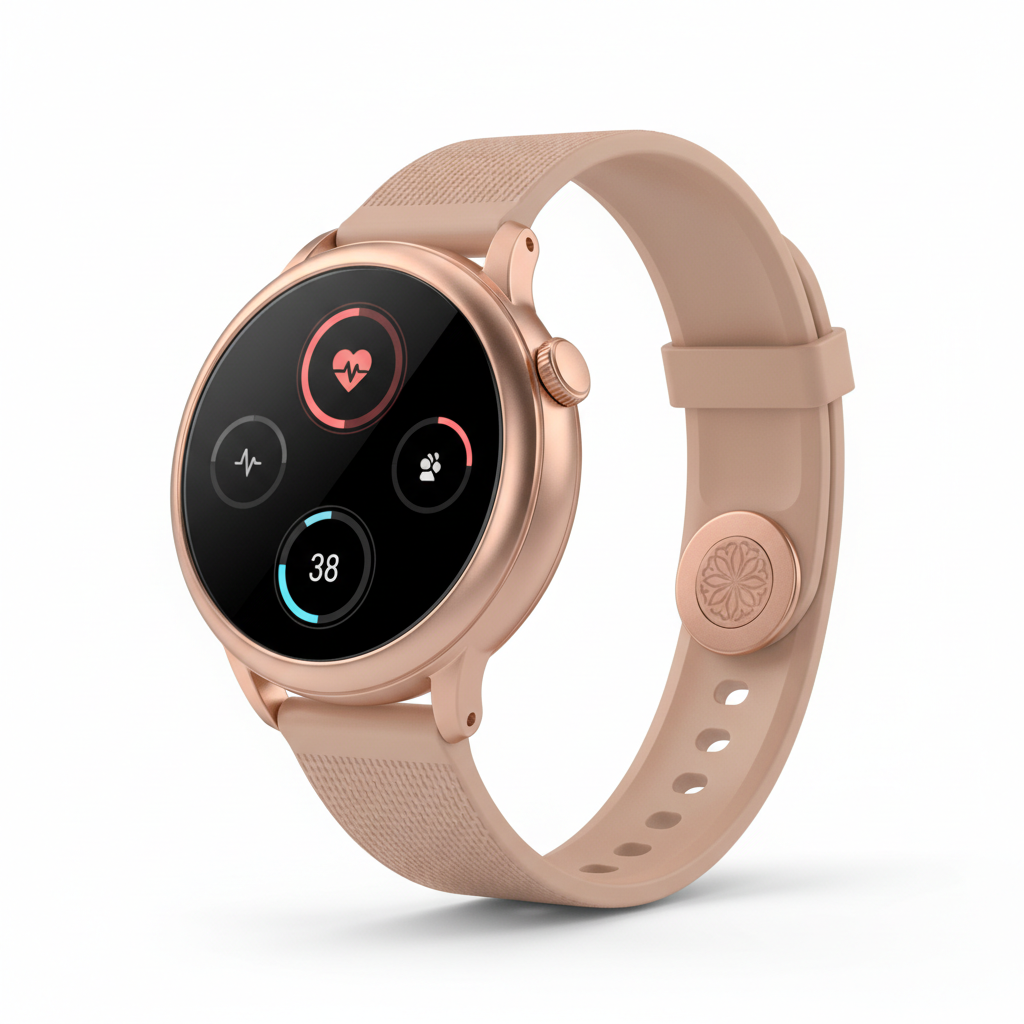 Smartwatch Feminino Rose Gold